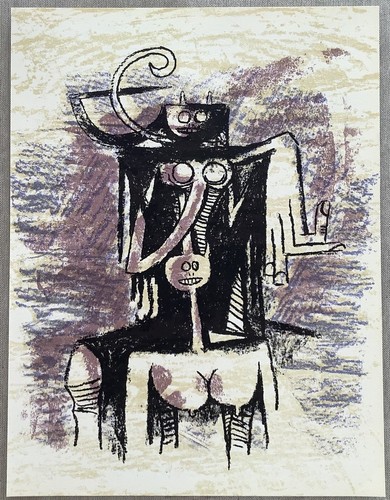 Wilfredo lam lithographie - wilfredo, lam-lithographie