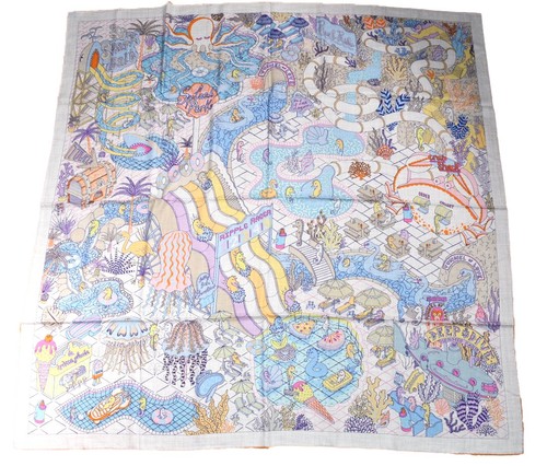 Hermes shawl splash park 140 - hermes,
