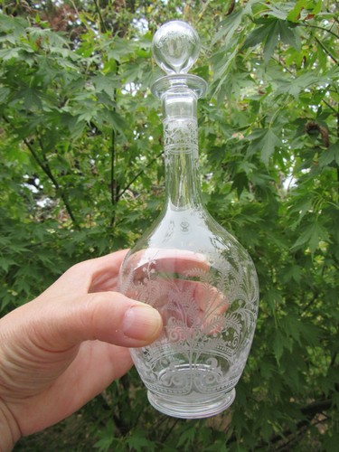 Ancienne petite carafe cristal - ancienne,