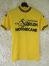 Maillot cycliste MOTOBECANE CONSTRUCTIONS S GORLON vintage trikot shirt jersey 3