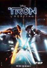 TRON LEGACY - BRIDGES / DISNEY - MOTO - ORIGINAL LARGE FRENCH MOVIE POSTER