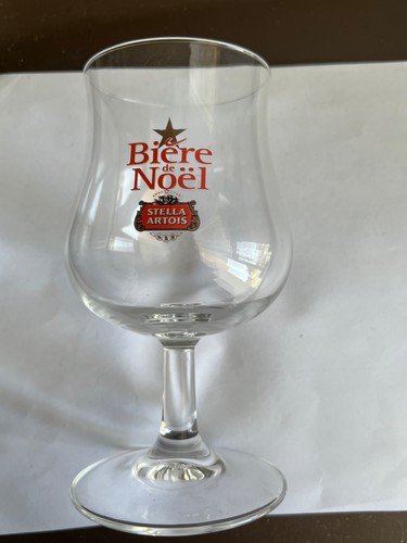 Verre bière pied stella - bière,