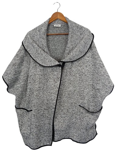 Leins poncho dames pull gris - poncho,