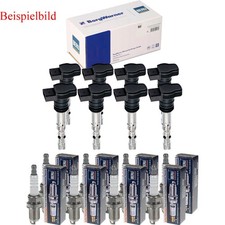 8x Beru Bobine D'Allumage + Bougie D'Allumage pour Porsche Cayenne 955 Turbo 4.5