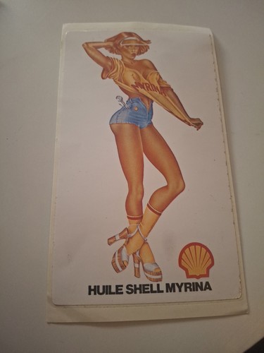 Autocollant sticker huile - /,