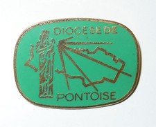 INSIGNE BROCHE DU DIOCESE DE PONTOISE