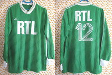 Maillot RTL porté Coupe de France 1984 Saint Etienne Adidas #12 vintage - XL