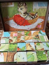 Jeu de cubes garnier vintage