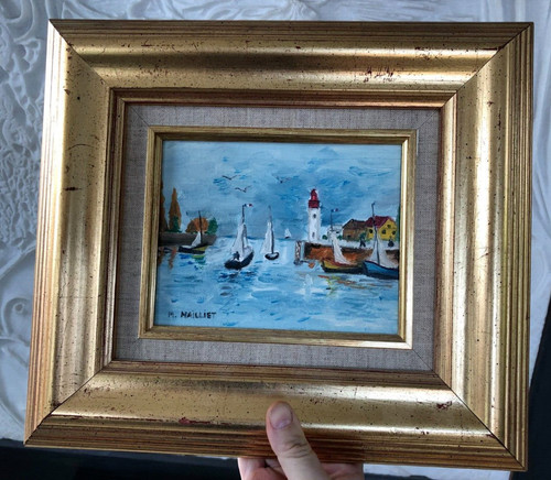 Tableau hst marine honfleur - tableau,