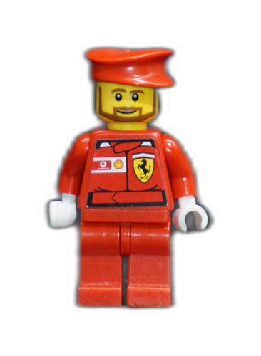 Lego figurine pilote course - lego,