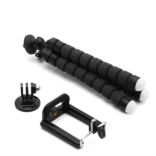 Trépied flexible gopro noir - trépied,