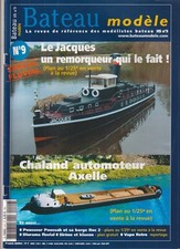 BATEAU MODELE HS N°09 PLANS : SIRENE & KLAXON / REMORQUEUR JACQUES / CHALAND