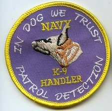 USN Marine K-9 Dog Handler "