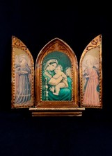 Triptyque religieux style