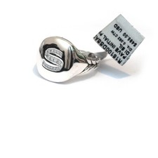 Bague Pave Initiale Lettre S