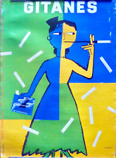 AFFICHE PUB CIGARETTES GITANES