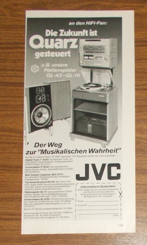 Rare advertising vintage jvc - rare,