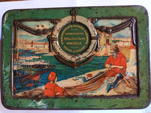 Boite ancienne publicitaire - boite,