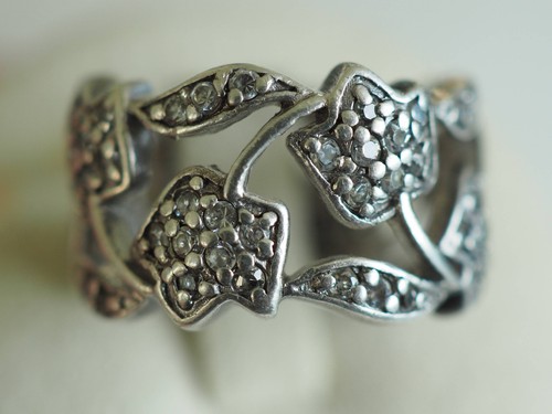 Bague vintage argent massif - bague,