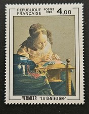 FRANCE 1982 SÉRIE ARTISTIQUE  YT Vermeer La Dentellière 2231  Neuf** MNH