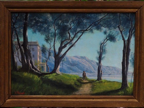 Tableau 19ème signé - , bégeot