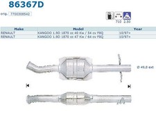 Pot catalytique Renault Kangoo 1.9D 1870cc 40Kw/54cv F8Q 10/97>, Magnaflow