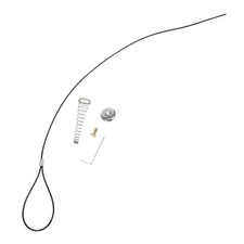  Lot de 2 câbles de verrouillage de portail en acier inoxydable pour un accès