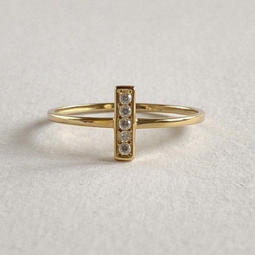 Bague lingot jaune 9 - bague,