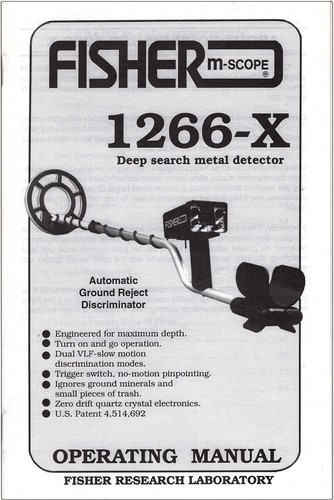 Fisher 1266 metal - fisher,