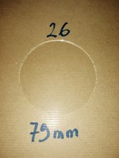 Verre plat lentille lunette