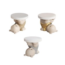 Statue d'ours en résine table