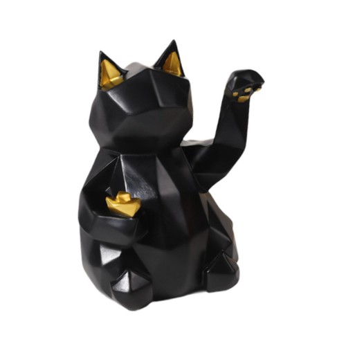 Figurine chat noir - de,