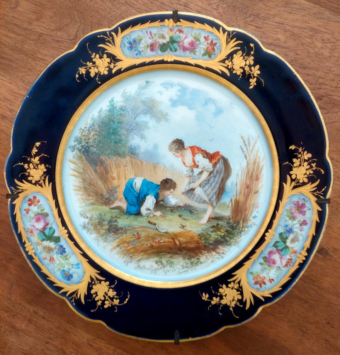 Magnifique assiette sevres - magnifique,