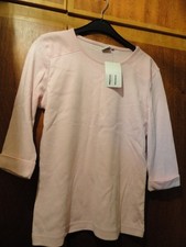 T-shirt rose L manches 3/4