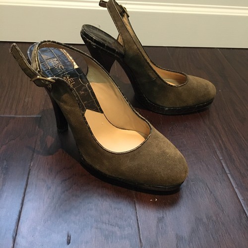 Nib michael kors green suede - green,