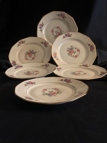 Assiettes dessert signées - assiettes,