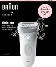 Braun Silk-épil 7, Épilateur Avec Tête Large Pour Épilation Facile, Étanche,... 