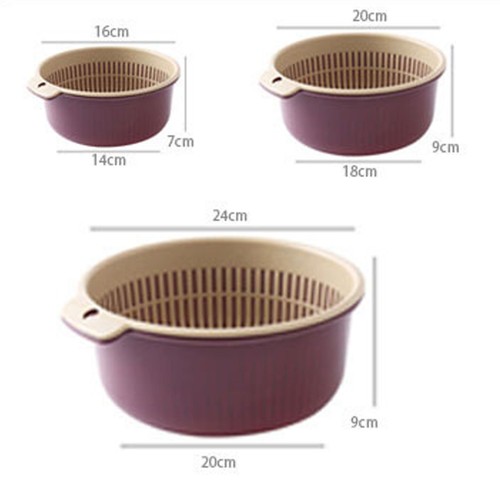 Passoire cuisine double - de,
