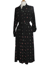 Robe culotte noire à motifs