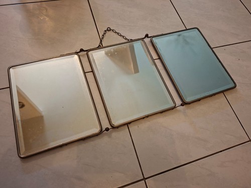 Ancien miroir tryptique - ancien,