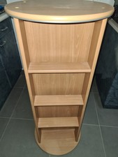 Etagére ronde en bois pour DVD ou autre , QUE remise en main propre