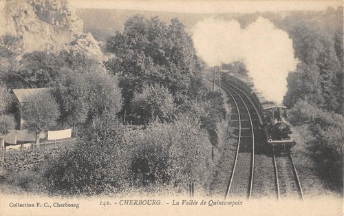 Cpa cherbourg la vallee - 50,