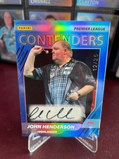 Panini PDC Premier League Darts 2025 - John Henderson 12/25 Contenders Auto