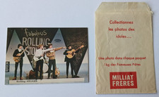 ROLLING STONES  (1) Photo des Idoles Milliat Frères Publistar Chanteur  Carte