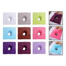 Couvre-feuilles de table de massage avec trou pour le visage Soins de la