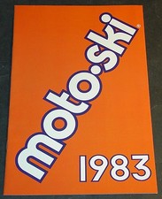 1983 MOTO-SKI SNOWMOBILE SALES BROCHURE NICE  12 PAGES  (115)