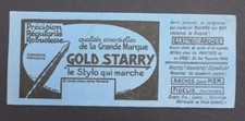 BUVARD Stylo plume GOLD STARY