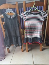 LOT DE 2 VETEMENT ROBE ETE 10ANS TERRE DE MARIN ET ORCHESTRA
