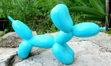 chien en résine . statue de chien ballon 