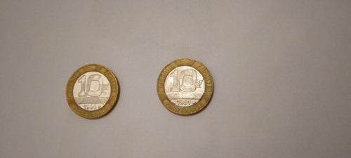 Lots pièces 10 francs - 10,